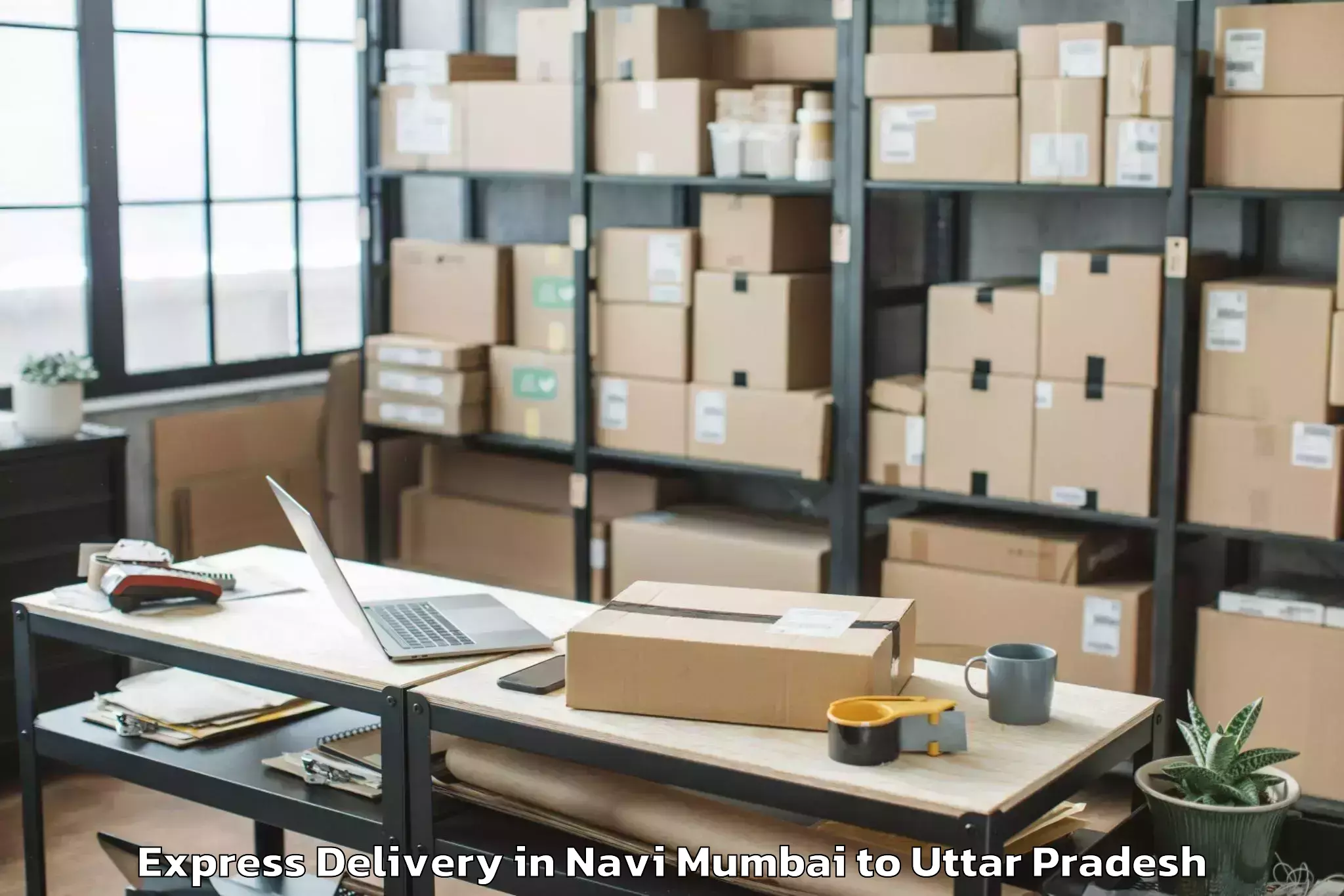 Expert Navi Mumbai to Kaptanganj Express Delivery